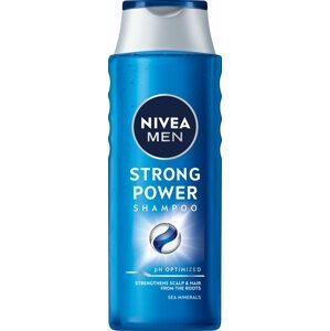 Férfi sampon NIVEA MEN Strong Power sampon 400 ml
