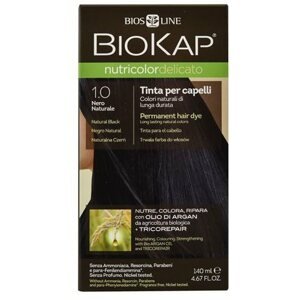 Természetes hajfesték BIOKAP Nutricolor Delicato Natural Black Gentle Dye 1.00 140 ml