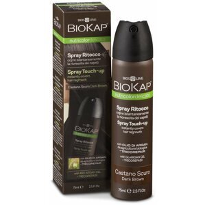 Hajtőszínező spray BIOKAP Nutricolor Delicato Spray Touch Up Dark Brown 75 ml