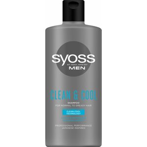 Férfi sampon SYOSS MEN Clean&Cool Shampoo 440 ml