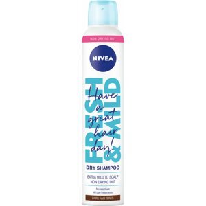 Szárazsampon NIVEA Dry Shampoo Dark Tones 200 ml