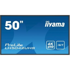 Nagyformátumú kijelző 50" iiyama ProLite LH5042UHS-B1