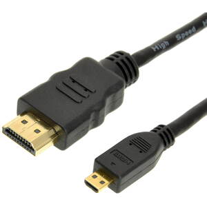 Videokábel ROLINE HDMI High Speed Ethernettel, interface (HDMI M <-> HDMI M micro), 2m