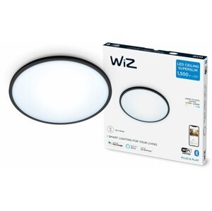 Mennyezeti lámpa WiZ Tunable White SuperSlim mennyezeti lámpa 16W fekete