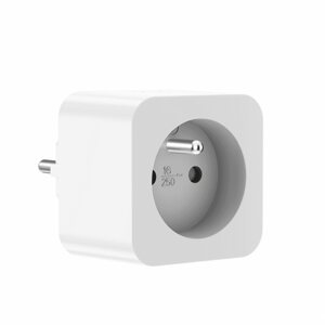 Okos konnektor WOOX R6128 Smart Plug 16A FR Type E with Energy Monitor