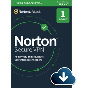 Internet Security Norton Secure VPN, 1 felhasználó, 1 készülék, 12 hónap (elektronikus licenc)