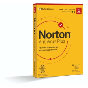 Antivirus Norton Antivirus Plus, 1 uživatel, 1 zařízení, 12 měsíců (elektronická licence)