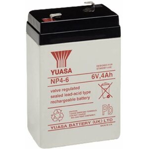 Akkumulátor szünetmentes tápegységhez YUASA 6V 4Ah Karbantartásmentes ólomakkumulátor NP4-6