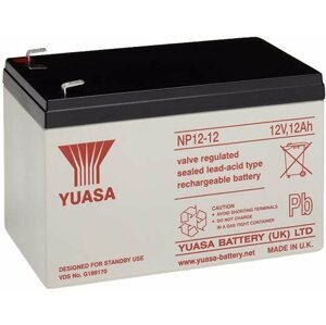 Szünetmentes táp akkumulátor YUASA 12V 12Ah karbantartásmentes ólomsavas akkumulátor NP12-12-12