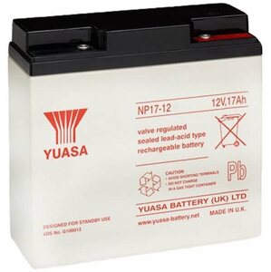 Akkumulátor szünetmentes tápegységhez YUASA 12V 17Ah Karbantartásmentes ólomakkumulátor NP17-12