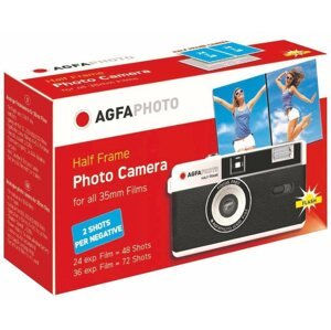 Digitális fényképezőgép AgfaPhoto Half Frame Photo Camera 35 mm fekete