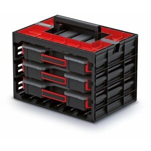 Szerszám rendszerező TAGER CASE szekrény 3 rendszerezővel, 415 x 290 x 290 mm, Kistenberg