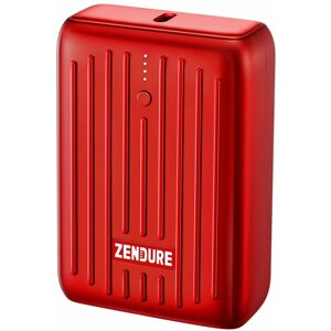 Power bank Zendure SuperMini - 10000mAh Credit Card Sized Portable Charger with PD (piros)
