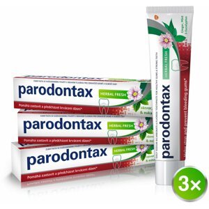 Fogkrém PARODONTAX Herbal Fresh 3 × 75 ml