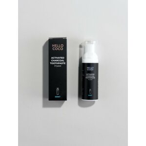 Fogkrém HELLO COCO Activated Charcoal Toothpaste foam 50 ml