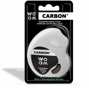 Fogselyem WOOM Carbon+ expandáló, fekete, 30 m