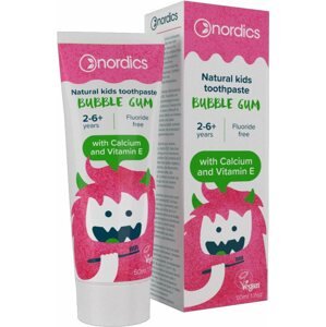 Zubní pasta NORDICS přírodní zubní pasta pro děti s příchutí žvýkačky 50 ml