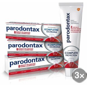 Fogkrém PARODONTAX Complete Protection fehérítő fogkrém 3 × 75 ml