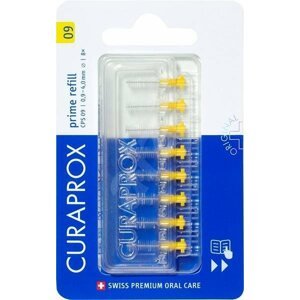 Fogköztisztító kefe CURAPROX CPS 09 Prime Refill sárga színű (0,9 mm, 8 darab)